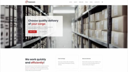 Trannom – Logistics Multipurpose Minimal Elementor WordPress Theme Latest