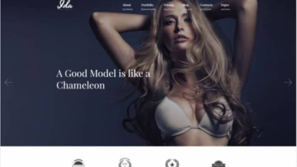 Ida – Model Photo Portfolio WordPress Theme Latest