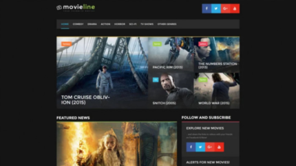 MovieLine – Online Cinema WordPress Theme Latest