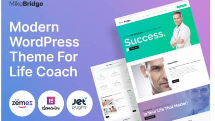 Mike Bridge – Motivational Coach WordPress Theme Latest