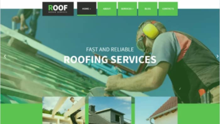 Roof Repair WordPress Theme Latest
