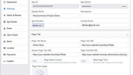Woocommerce Facebook Tab Latest